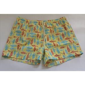 NWT‎ Eddie Bauer Tidal Shorts Swim Trunks Mens 2XL FISH All Over Print